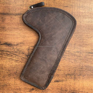 El más nuevo soporte de funda de perno de cuero genuino de grano completo de alta resistencia, cubierta de perno de gran capacidad, se adhiere al cinturón para facilitar su transporte - Product Image 2