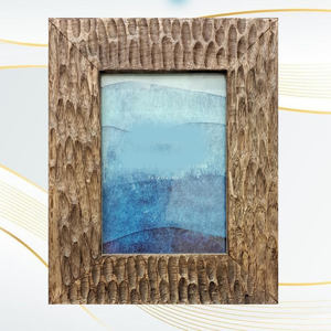 Cadre photo moderne en bois minimaliste, finition lisse, pour table, bureau, maison, style de décoration intérieure contemporain et épuré - Product Image 3