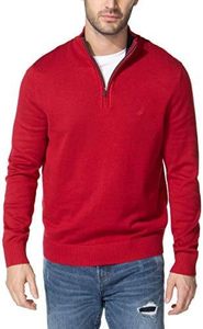 <b>Men's</b> Solid Color Knitted Pullover Sweater Crew Neck Full Sleeve Open Stitch Closure Casual Autumn Wear Flowers Front - Product Image 2