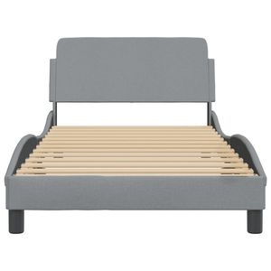 โครงเตียงไม้สีเทาอ่อน - Product Image 4