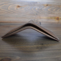 Portefeuille en cuir de qualité supérieure pour hommes, design pliable, style professionnel, profil élégant, faible MOQ