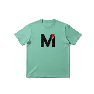 เสื้อยืดพิมพ์ลายกราฟิกแบบนูน 3 มิติ สำหรับผู้ชาย พิมพ์ลายโลโก้แบบยกสูง ผ้าคอตตอนหนานุ่ม สไตล์สตรีทแวร์ ทรงหลวม - Product Image 1