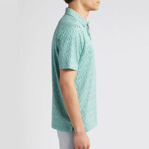 Camiseta deportiva de secado rápido para hombre, transpirable, antiarrugas, con sublimación personalizada, para bádminton, tenis y golf. - Product Image 4