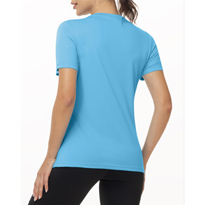 Women Half Sleeve Rash Guard Athletic <b>Compression</b> For Surfing Swimming Fitness Training <b>Shirt</b> Flexible Fabric Quality Sportswear - Product Image 2
