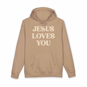 Sudadera con la Frase 'Jesus Loves You Saved By Grace' para Hombre, Mujer y Jóvenes, en Felpa Francesa con Letras de Chenilla, Personalizada de Fábrica - Product Image 3