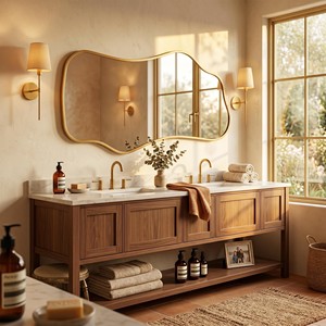 Sheesham Wood with Brass Hinges wooden wall <b>mirrors</b> and <b>mirror</b> frames OEM Custom Wholesale | Aqdus Saleem India - Product Image 3
