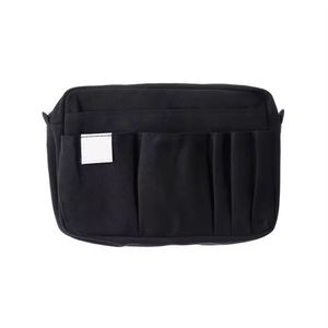 Multi-Pocket Canvas Cosmetic <b>Storage</b> Bag with Zipper Closure <b>for</b> Women | 14-Pocket Eco-Friendly <b>Makeup</b> Organizer Travel Pouch - Product Image 2