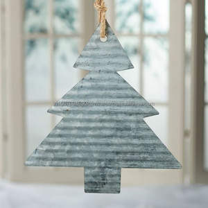 Adorno Navideño Galvanizado de Hierro para Colgar, Personalizado, para Decoración de Jardín y Hogar - Product Image 1