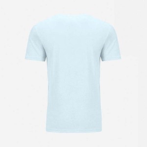 Camiseta Deportiva de Manga Corta con Cuello en V para Hombre, de Alta Calidad, 100% Algodón, Corte Regular, Tallas Grandes, Transpirable y de Secado Rápido - Product Image 4