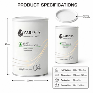 <span class=keywords><strong>ผง</strong></span>ฟอกสีผมขาว ZAREVIA ยก<span class=keywords><strong>สี</strong></span>ผมได้ 10 ระดับ ไฮไลท์ผม ยืดผม ทำ<span class=keywords><strong>สี</strong></span>ผม สูตรอ่อนโยนต่อหนังศีรษะ 500 กรัม สำหรับมืออาชีพ - Product Image 2