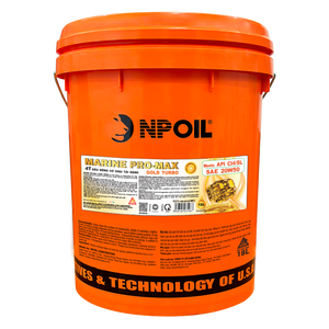 Aceite para motor diésel NPOIL MARINE PRO-MAX 20W50 para flotas de pesca, buques de carga y fabricantes de equipos marinos. Suministro en 18L, 25L y 200L. - Product Image 1