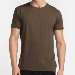 Camiseta de Hombre 100% Algodón, Cuello Redondo, Manga Corta, Corte Regular, Tejido de Punto, Lisa, Estilo Casual Urbano, Precio al por Mayor, Diseño Personalizado OEM - Product Image 5