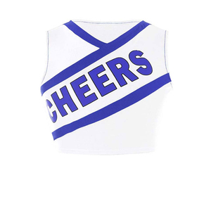 Uniformes de Animadoras Personalizados de Alta Calidad, Transpirables, 100% Poliéster, Sublimados, para Adultos, Disfraces de Baile - Product Image 4