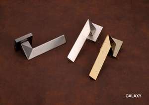 Premium Brushed Gold Interior <b>Door</b> Lever Set Modern Zinc Alloy Square Handle With Sleek Black Keyhole <b>Trim</b> For Home Hardware - Product Image 2
