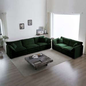 Ensemble de canapés de salon confortables et surdimensionnés en 3 pièces, canapé 2 places et 3 places à assise profonde pour des moments douillets - Product Image 3
