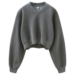 Sudadera con Capucha y Pantalones Deportivos de 2 Piezas, Unisex, para Mujer, con Logotipo Personalizado, Estilo Urbano, Ecológicos, Transpirables, de Forro Polar, 100% Algodón, para Otoño - Product Image 6