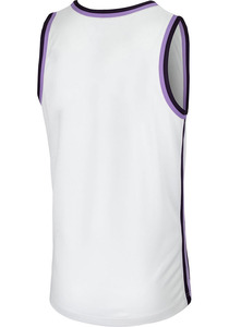 Maillot de basket-ball unisexe personnalisé, col en V, sans manches, en maille blanche, séchage rapide, respirant, imprimé par transfert thermique, vêtements de sport professionnels - Product Image 6