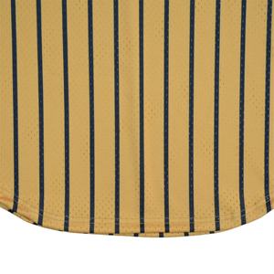 Camiseta de Béisbol Vintage a Rayas de Malla, Estilo 1906, Bordada en la Parte Delantera, Cuello Redondo, Manga Corta, Estilo Adulto, Poliéster Transpirable - Product Image 4