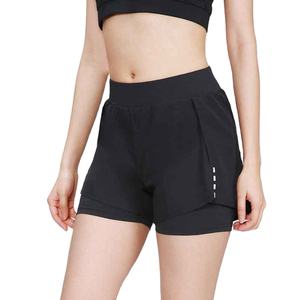 Shorts de sport taille haute en polyester pour femme, respirants et extensibles, parfaits pour la randonnée, l'aventure, le fitness et la course à pied - Product Image 6