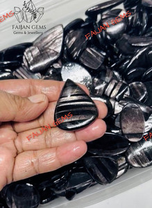 100% Pierre précieuse naturelle d'hypersthène de haute qualité, cristal de guérison, toutes formes mélangées, certifiée pour la fabrication de bijoux FAIJAN GEMS Troisième - Product Image 4