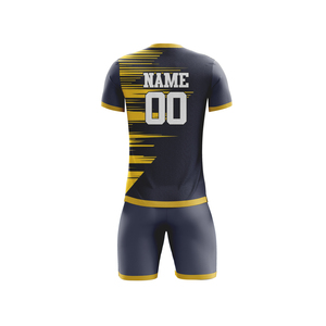 Maillot de foot personnalisé entièrement sublimé avec logo imprimé pour uniforme de foot masculin - Product Image 6