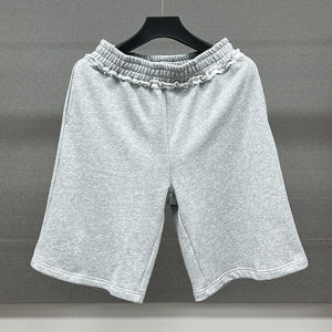 Custom Logo Sporty Solid Gym Shorts Quick Dry Material Zipper Pockets Drawstring Closure Workout Running Fitness shorts Mens - Product Image 5