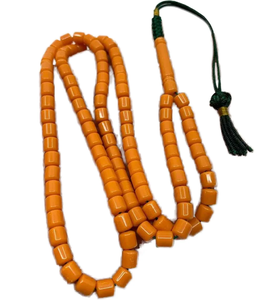 Tasbih en résine ange musulman 8 mm, perles de prière écologiques peintes à la main, avec pompon islamique pour la décoration intérieure - Product Image 4