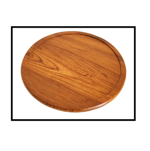 ถาดหมุนไม้สำหรับจัดระเบียบเครื่องเทศ ถาดหมุนไม้สำหรับวางบนเคาน์เตอร์ ตู้เก็บของ ถาดหมุนไม้สำหรับใส่ชีส - Product Image 2