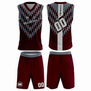 Ensemble Maillot et Short Personnalisés pour Équipe de Basketball – Grande Demande, Respirant, Anti-Transpiration – Fournisseur d'Usine en Gros - Product Image 1