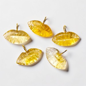 Colgante de Cristal Tallado en Forma de Labios de Citrino, con Pedrería, en Oro y Plata 925, para Fabricación de Joyería DIY, Collares y Pendientes - Product Image 5