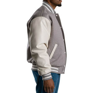 Chaquetas Varsity para Hombre de Alta Calidad, Fabricadas en Fábrica, Embalaje Personalizado, Éxito de Ventas para la Temporada de Invierno, Cantidad al por Mayor Disponible en Línea - Product Image 3