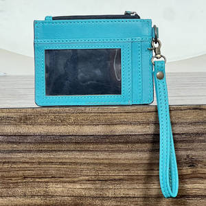 Nueva Cartera Pequeña de Cuero Genuino con Grabado Floral Hecho a Mano, Monedero Elegante con Cremallera para Monedas y Tarjetas de Crédito, Cartera Delgada Unisex para Uso Diario - Product Image 5