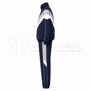 Regular Fit Unisex Tracksuit Set Lightweight Zip-<b>Up</b> Waterproof Breathable Eco-Friendly Winter Nylon Sweat Suit Adjustable Zipper - Product Image 5