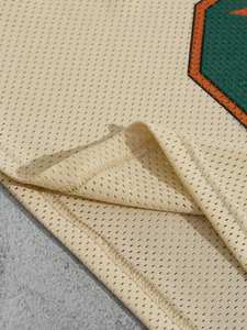 Maillot de sport en mesh personnalisé par sublimation, coupe oversize unisexe, streetwear, logo personnalisé, chemise athlétique d'été, vente en gros - Product Image 4