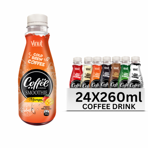 Café froid infusé à froid VINUT en canette aluminium 270ml, grains Arabica Robusta, sans OGM, sans gluten, sans sucre ajouté, pour importateurs en gros - Product Image 1
