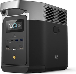 สถานีไฟฟ้าพกพาคุณภาพสูง DELTA 2 1024Wh LiFePO4 (LFP) แบตเตอรี่, กำลังไฟ AC 1800W/USB-C 100W, เครื่องกำเนิดพลังงานแสงอาทิตย์ - Product Image 2