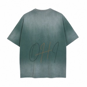 T-shirt Oversize Vintage Délavé Homme Femme Streetwear Coton Doux Coupe Ample Décontracté Été Écologique - Product Image 2