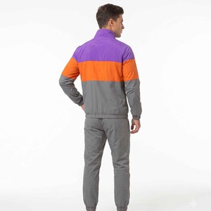 Ensemble coupe-vent unisexe personnalisé avec logo, 2 pièces (veste et pantalon), survêtement sport avec doublure en mesh, 100% nylon - Product Image 6