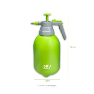 High Quality 2L Pressure Sprayer ISKU Manual Garden Spray Bottle Durable PP HDPE Multi Function GREEN OEM Available Home - Product Image 1