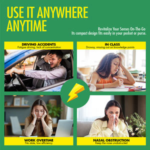 Remedio inhalador nasal de aromaterapia con mentol Uwake con aceites esenciales de hierbas naturales refrescantes - Product Image 5