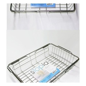 Scolapiatti Espandibile da Lavello in Acciaio Inossidabile Coreano, Organizzatore per Lavello da Cucina Regolabile 40cm - Product Image 3
