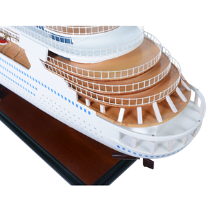 Modèle de bateau de croisière Majesty Seas - C038 - Modèle en bois fait main à l'échelle - Décoration nautique pour la maison - Cadeau pour collectionneur maritime - 76L x 15.2W x 31.8H cm - Product Image 6