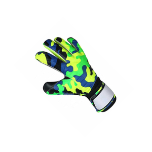 Football Goalkeeper Gloves Full Finger Non-Slip Breathable PU <b>Silicone</b> Material Adjustable Wrist Strap Unisex Sports Gear - Product Image 4
