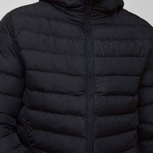Custom Wholesale <b>Men</b>’s Winter Puffer <b>Jacket</b> – Ultra-<b>Lightweight</b> Quilted Bubble Coat with Attached Hood - Product Image 3