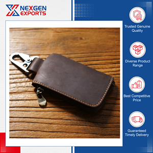 Global Distributor Selling Top Class Quality Waterproof PU Leather Car Key Holder Wallet for Bulk Buyers at Low Cost - Product Image 6