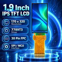 Écran LCD TFT IPS 1,9 pouces 170x320 avec pilote 7789T3, connecteur FPC 30 broches SPI MCU pour appareils embarqués – Vente en gros
