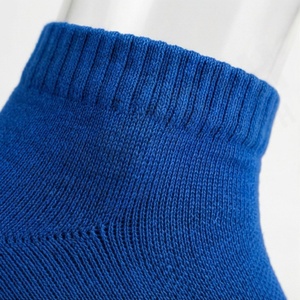 Crew <b>Socks</b> Solid Blue 100% Cotton Breathable Knitted Regular Style Adult Summer Casual Wear - Product Image 4