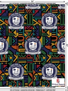 Luxury African Wax Print Fabric School Anniversary Textile OEM ODM Manufacturer Hitjem Export - Product Image 4