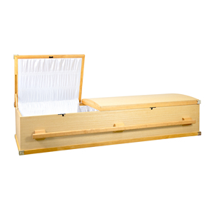 Proveedor internacional de ataúdes Productos funerarios personalizados de exportación Ataúdes de madera dura de alta calidad Urnas conmemorativas DLP Uso industrial - Product Image 2