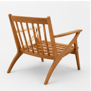 Sillón de Madera de Teca Sólida para Exteriores, Silla Moderna para Patio y Jardín, para Hotel, Resort, Villa, Fabricación de Muebles Premium de Indonesia - Product Image 2